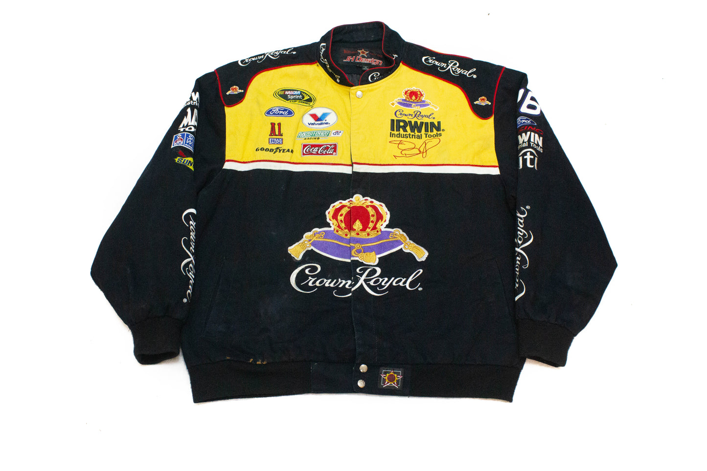 Vintage "Crown Royal" Nascar Racing Jacket