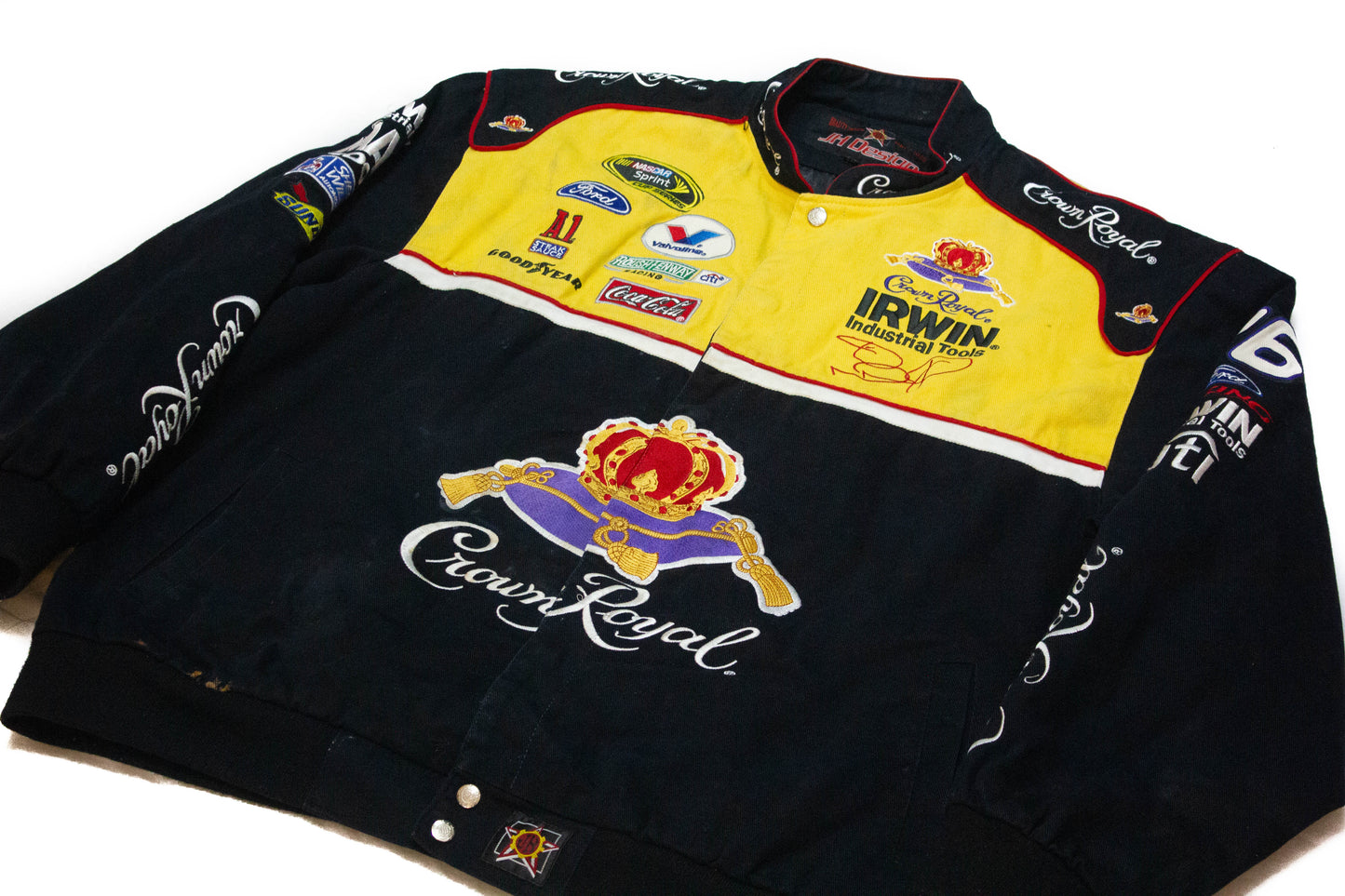 Vintage "Crown Royal" Nascar Racing Jacket