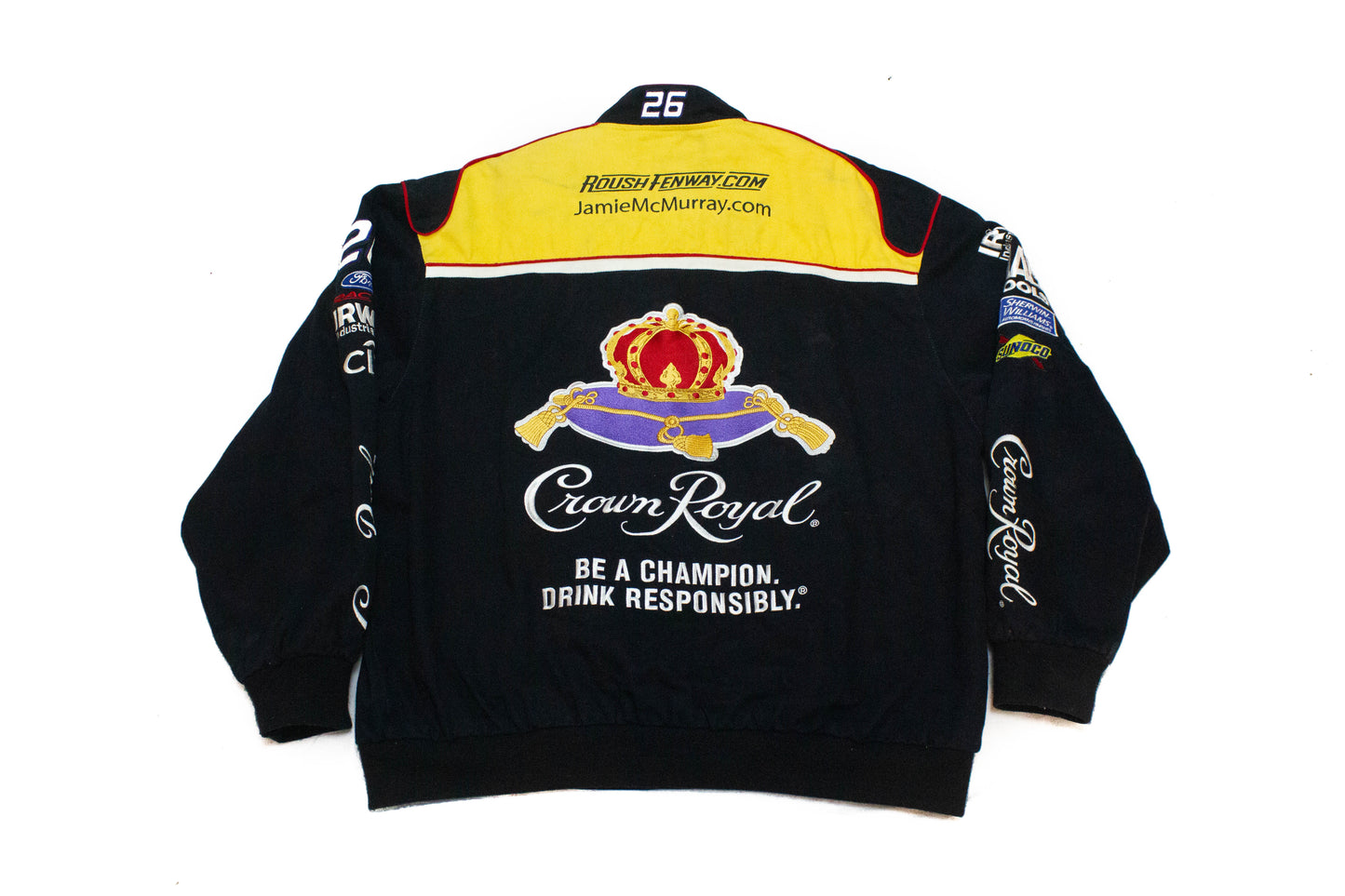 Vintage "Crown Royal" Nascar Racing Jacket