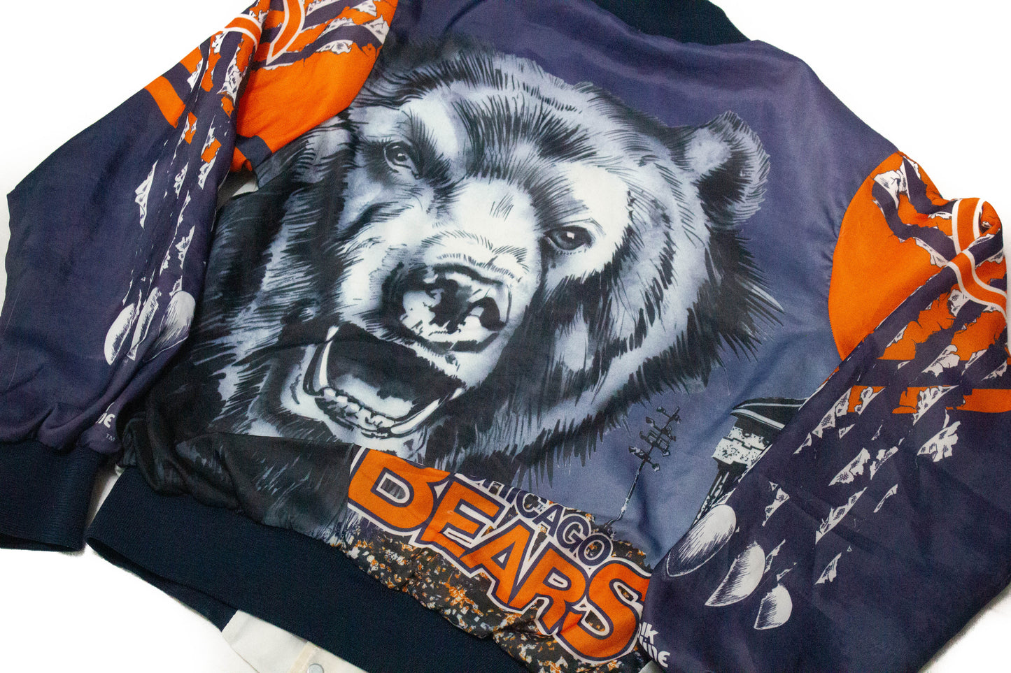 Vintage "Chicago Bears" Fanimation Jacket Chalk Line Jacket