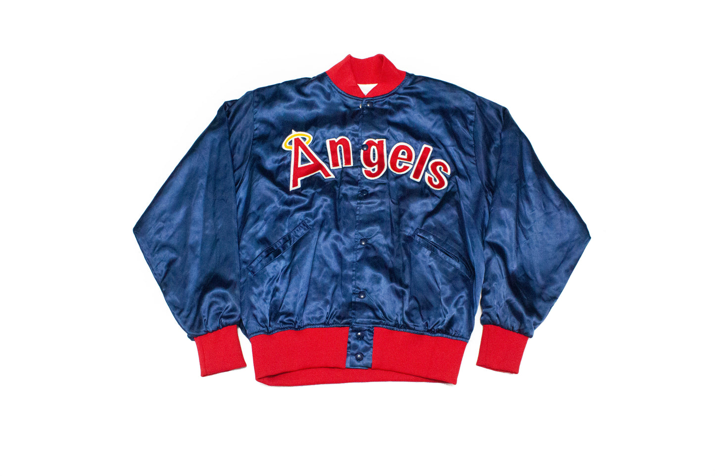 Vintage LA "Angels of Anaheim" Satin Bomber Jacket