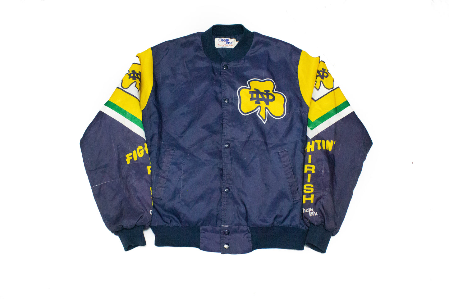 Vintage Chalk Line Notre Dame "Fighting Irish" Bomber Jacket