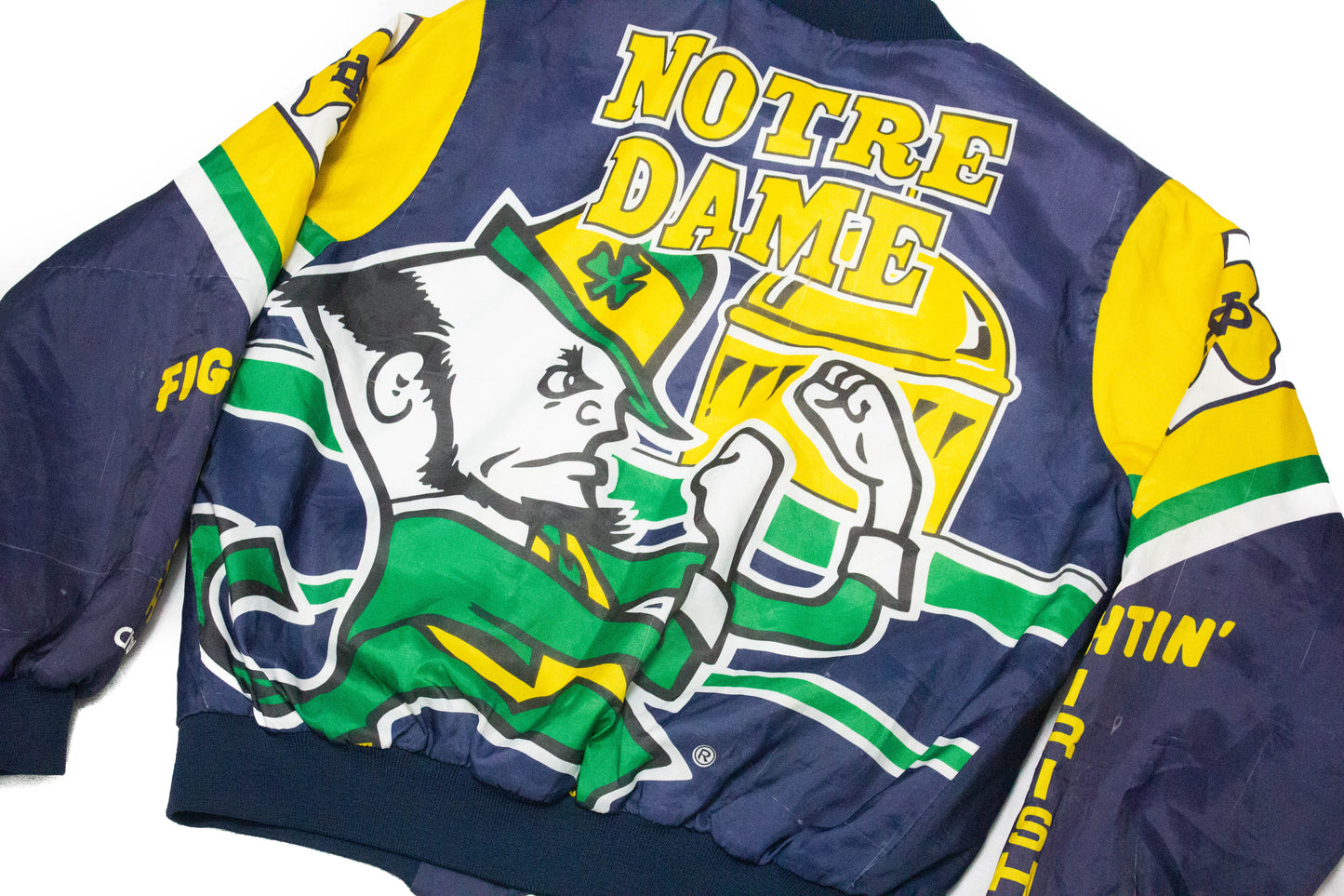 Vintage Chalk Line Notre Dame "Fighting Irish" Bomber Jacket