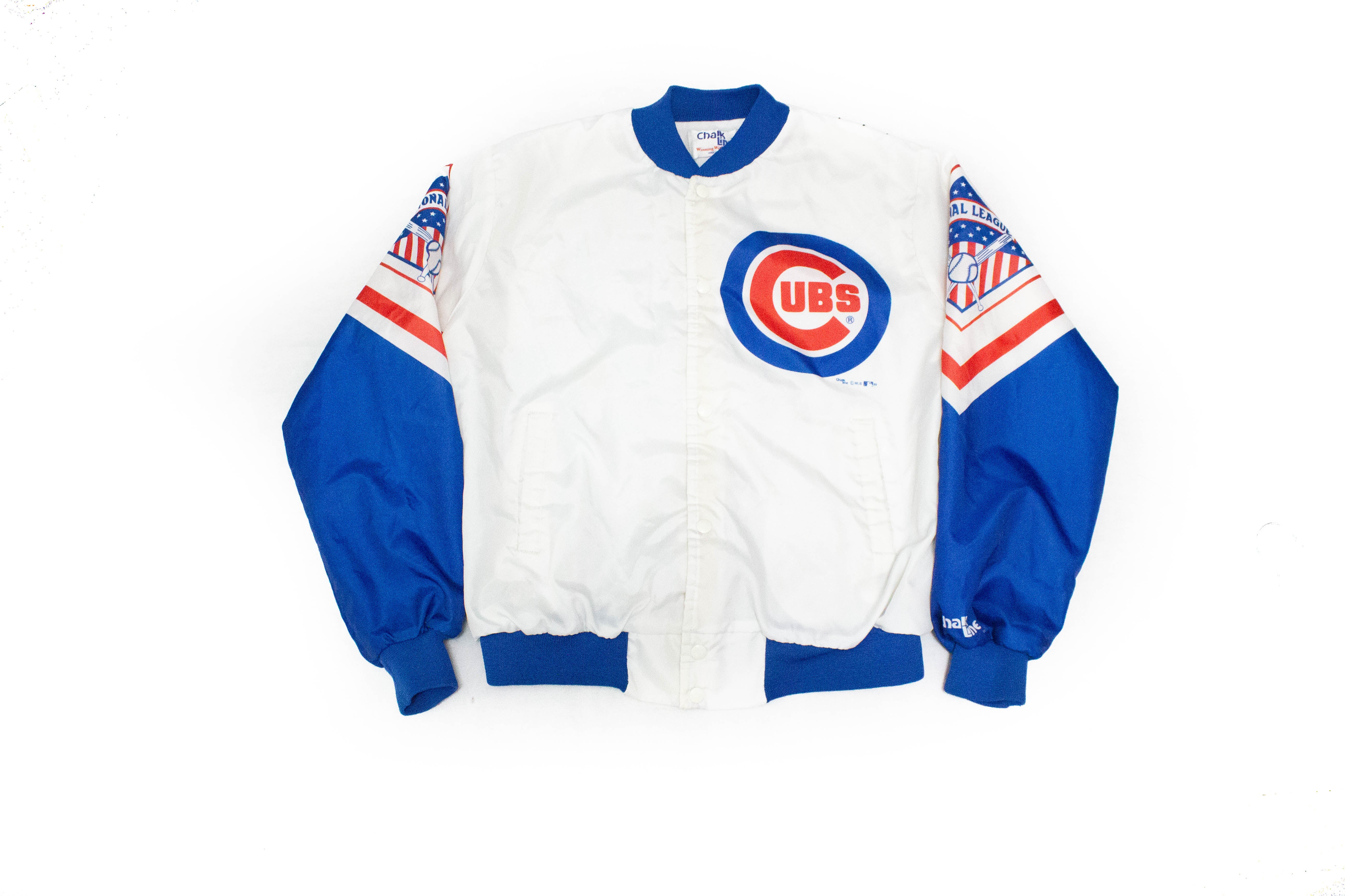 Vintage Wrigley Field Chicago Cubs Hoodie Sweatshirt Size 