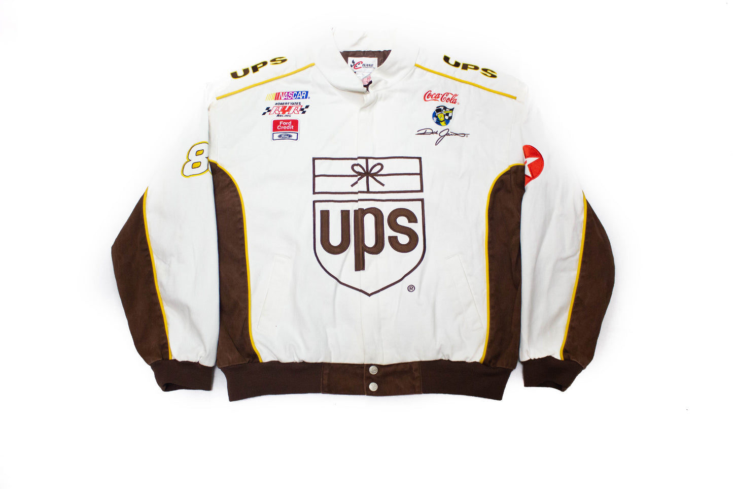 Vintage "UPS" Dale Jarrett Nascar Racing Jacket