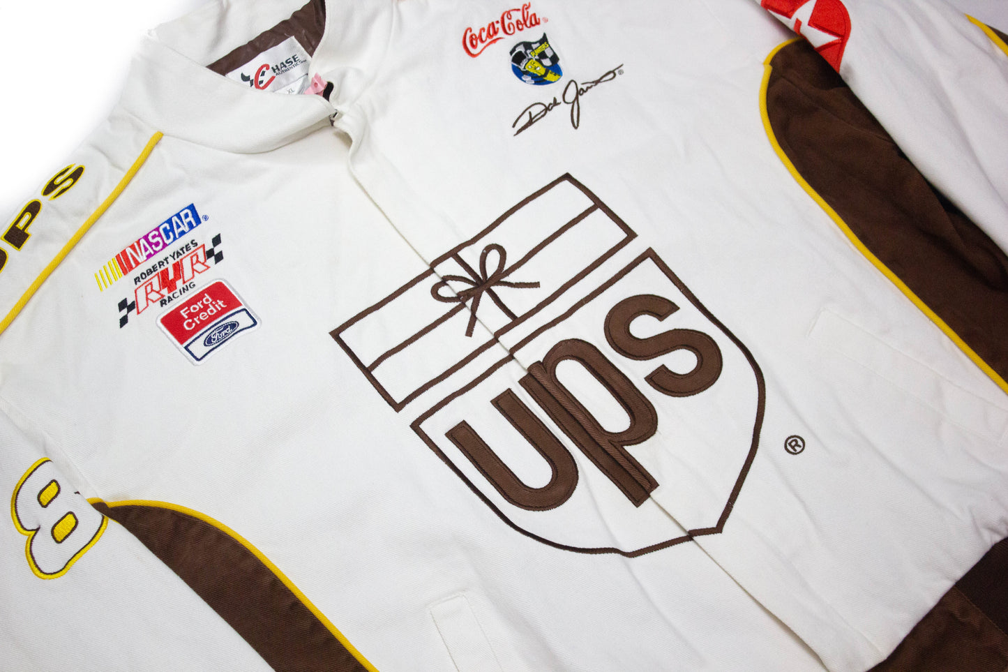 Vintage "UPS" Dale Jarrett Nascar Racing Jacket