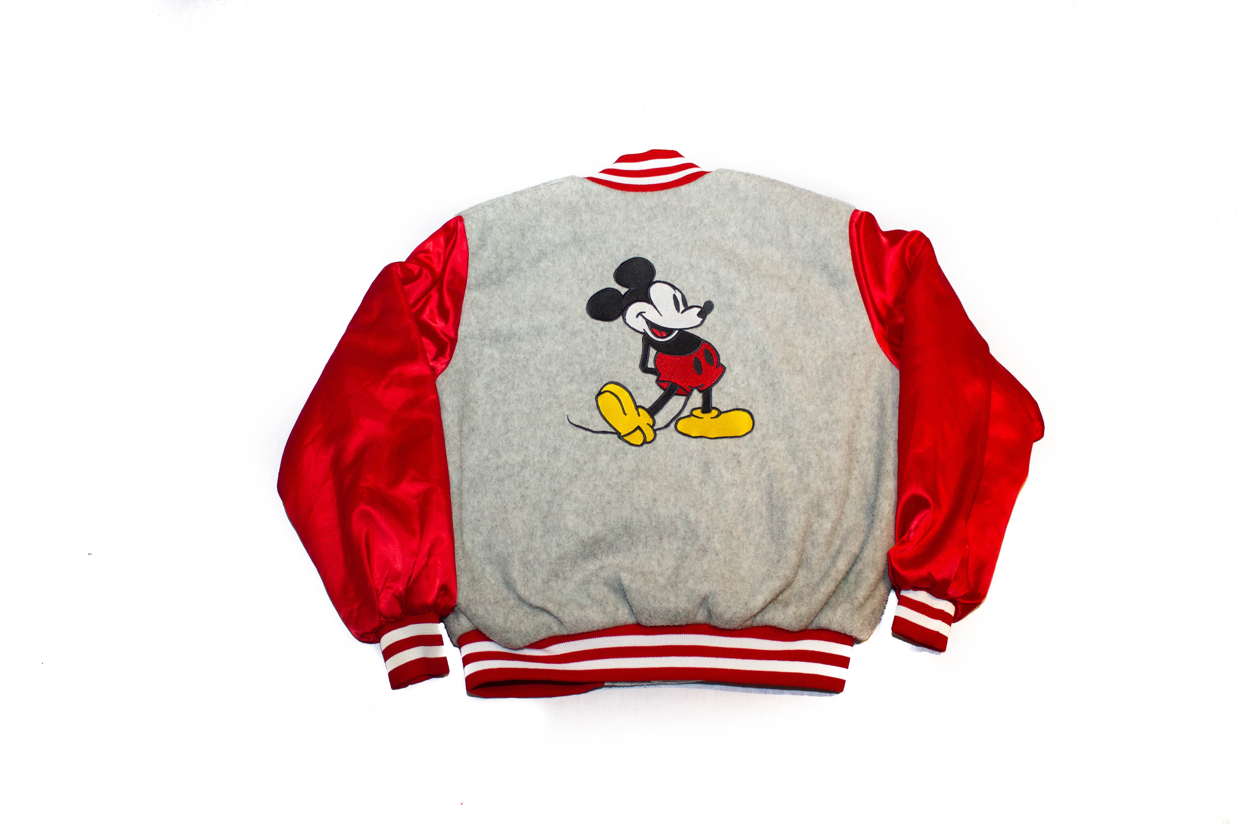 Vintage mickey mouse bomber on sale jacket