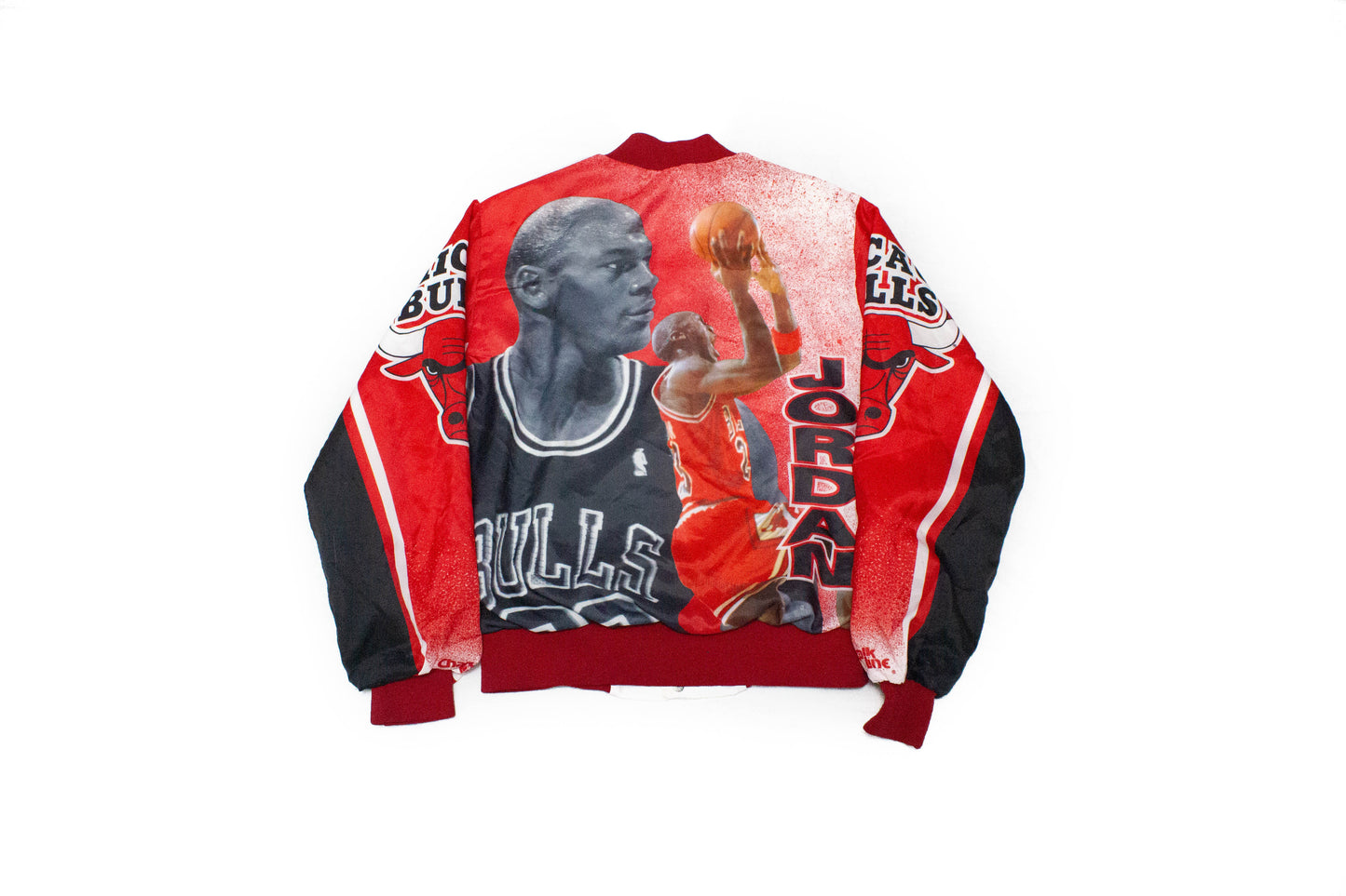 Vintage Michael Jordan "Chicago Bulls" 90s NBA Chalk Line Jacket